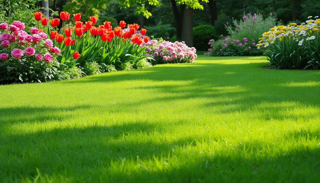 réussir la première tonte de votre pelouse de l'année