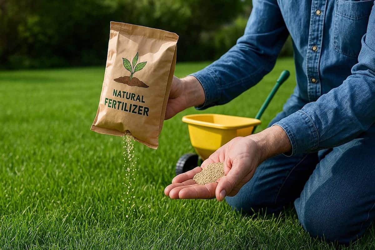 fertilisant pour pelouse a mettre au printemps