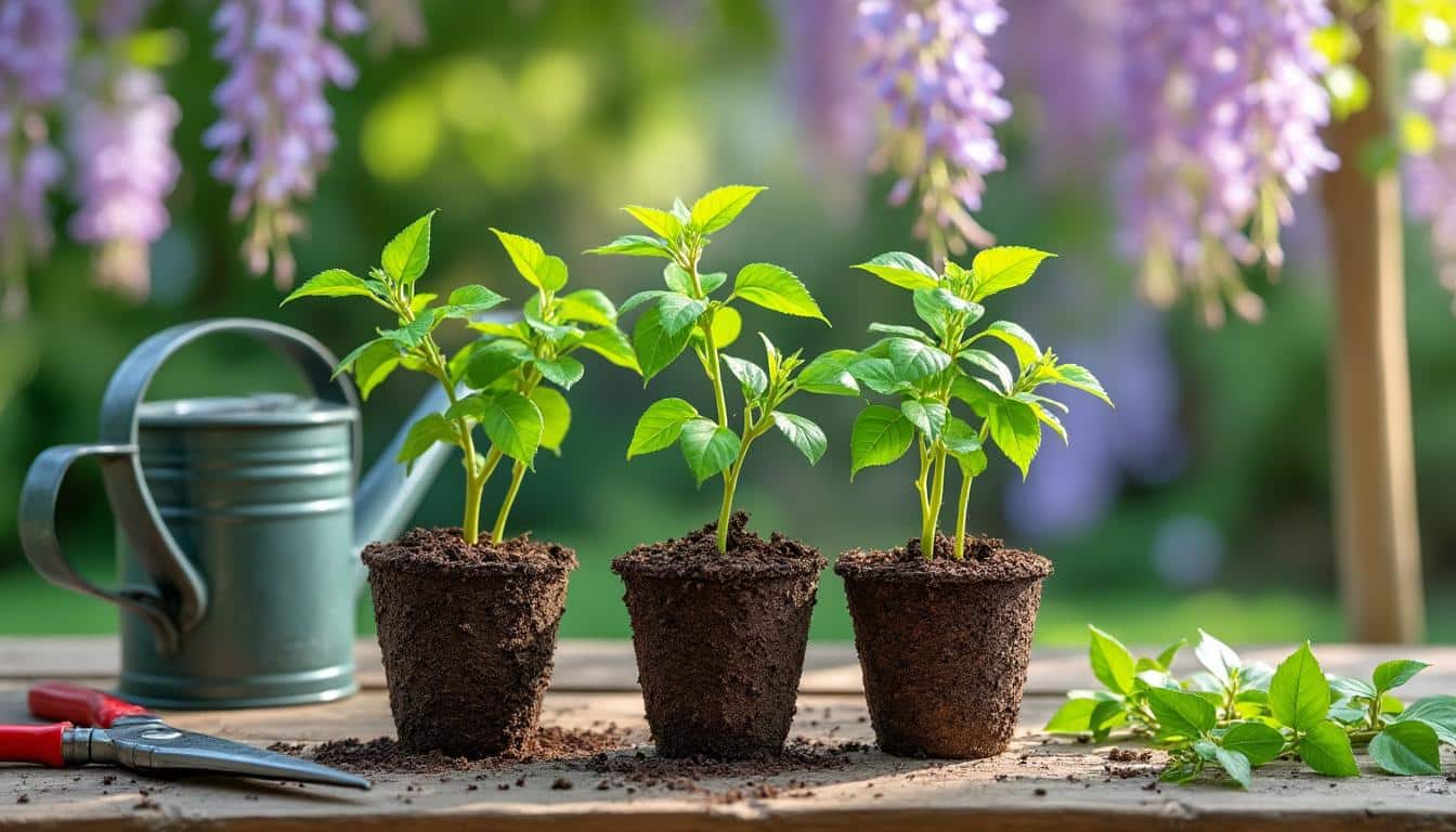 découvrez notre guide pratique pour bouturer la glycine, incluant les périodes idéales et des méthodes efficaces pour réussir vos boutures. apprenez les astuces pour obtenir des plants vigoureux et profiter de la beauté de cette plante grimpante dans votre jardin.