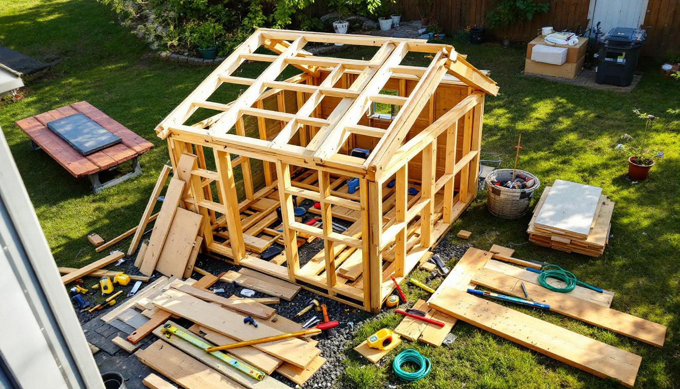 apprenez à construire un abri de jardin en bois pas à pas : choix des matériaux, outils, plans, budget et astuces de pro pour un résultat durable et esthétique.