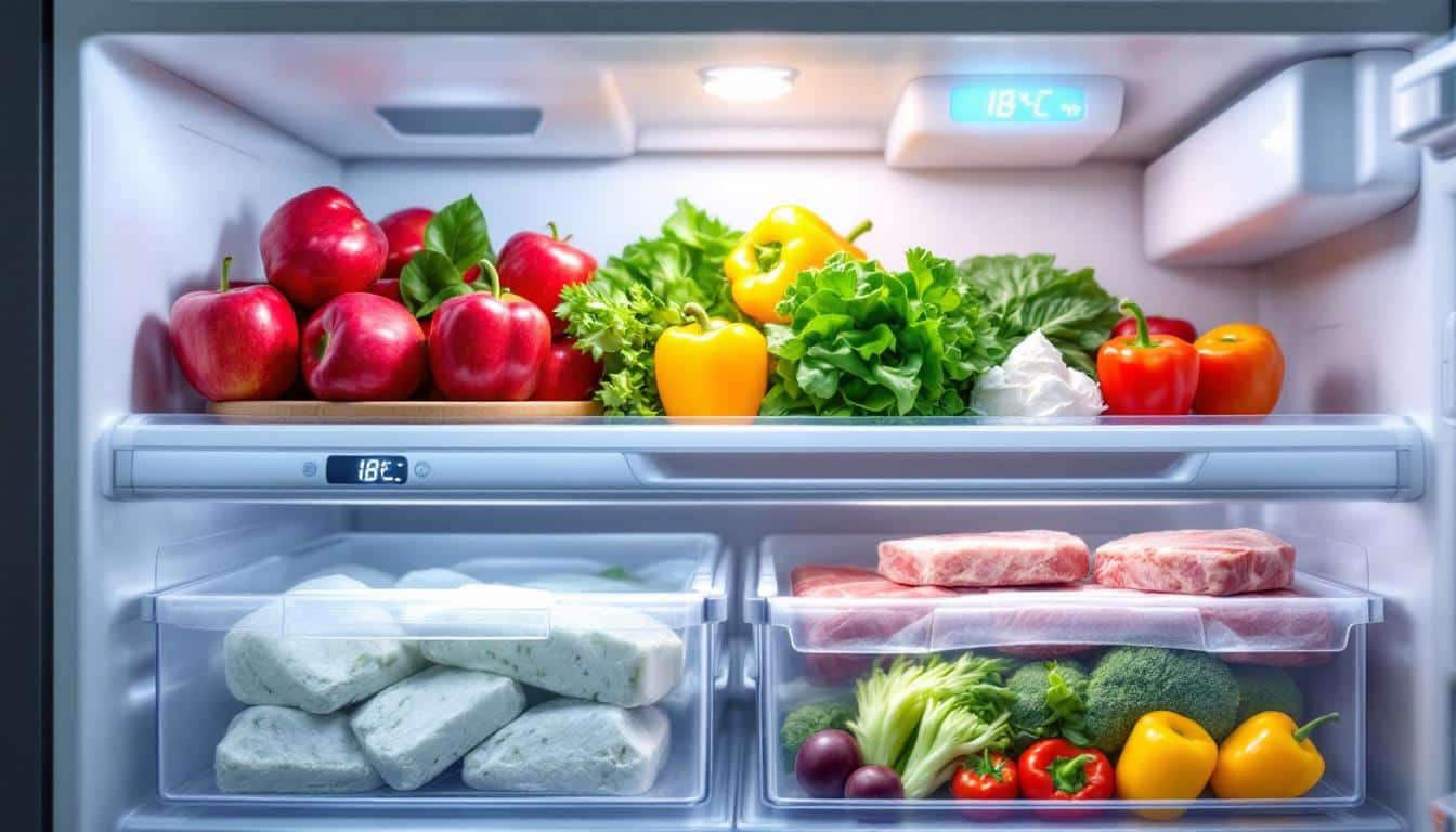 découvrez la température idéale pour garder vos aliments frais au réfrigérateur et conserver la solidité de vos produits surgelés dans le congélateur. astuces pour une conservation optimale et une sécurité alimentaire garantie !