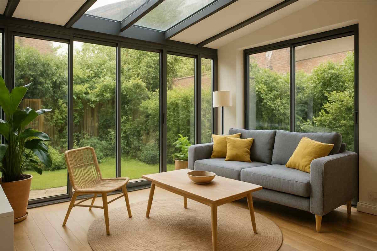 rénovation avec véranda en alu