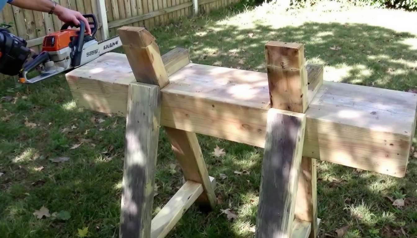 découvrez comment fabriquer facilement un chevalet de tronçonnage pratique pour sécuriser et simplifier la coupe de bois. guide étape par étape, astuces et conseils pour un bricolage réussi.