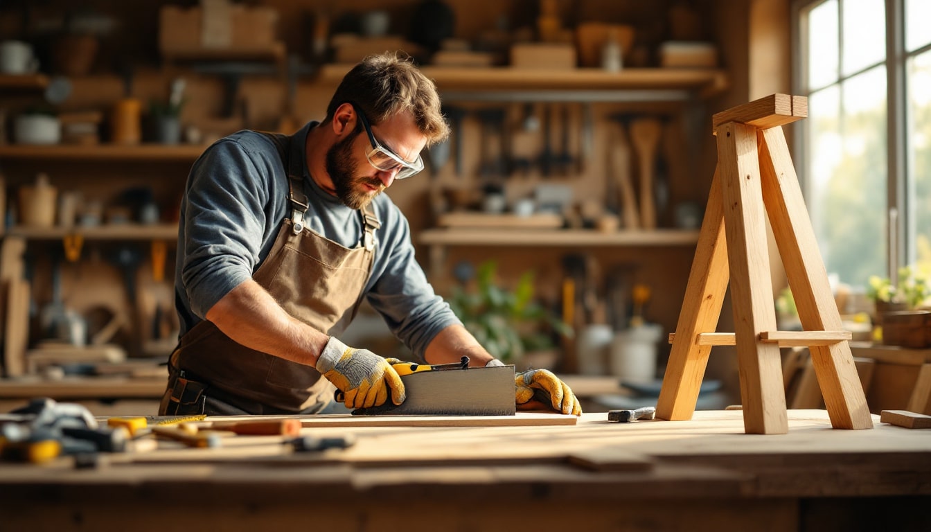 découvrez comment fabriquer facilement un chevalet de tronçonnage pratique pour couper votre bois en toute sécurité. suivez nos étapes simples pour un montage rapide et des conseils pour optimiser votre atelier de bricolage.