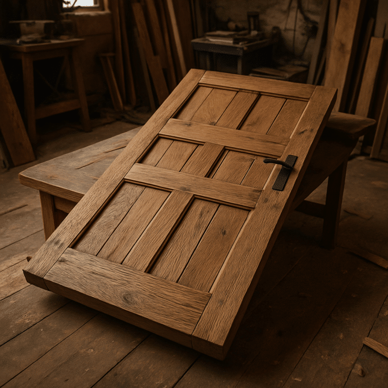 Guide pratique fabriquer et poser une porte rustique en bois — free download