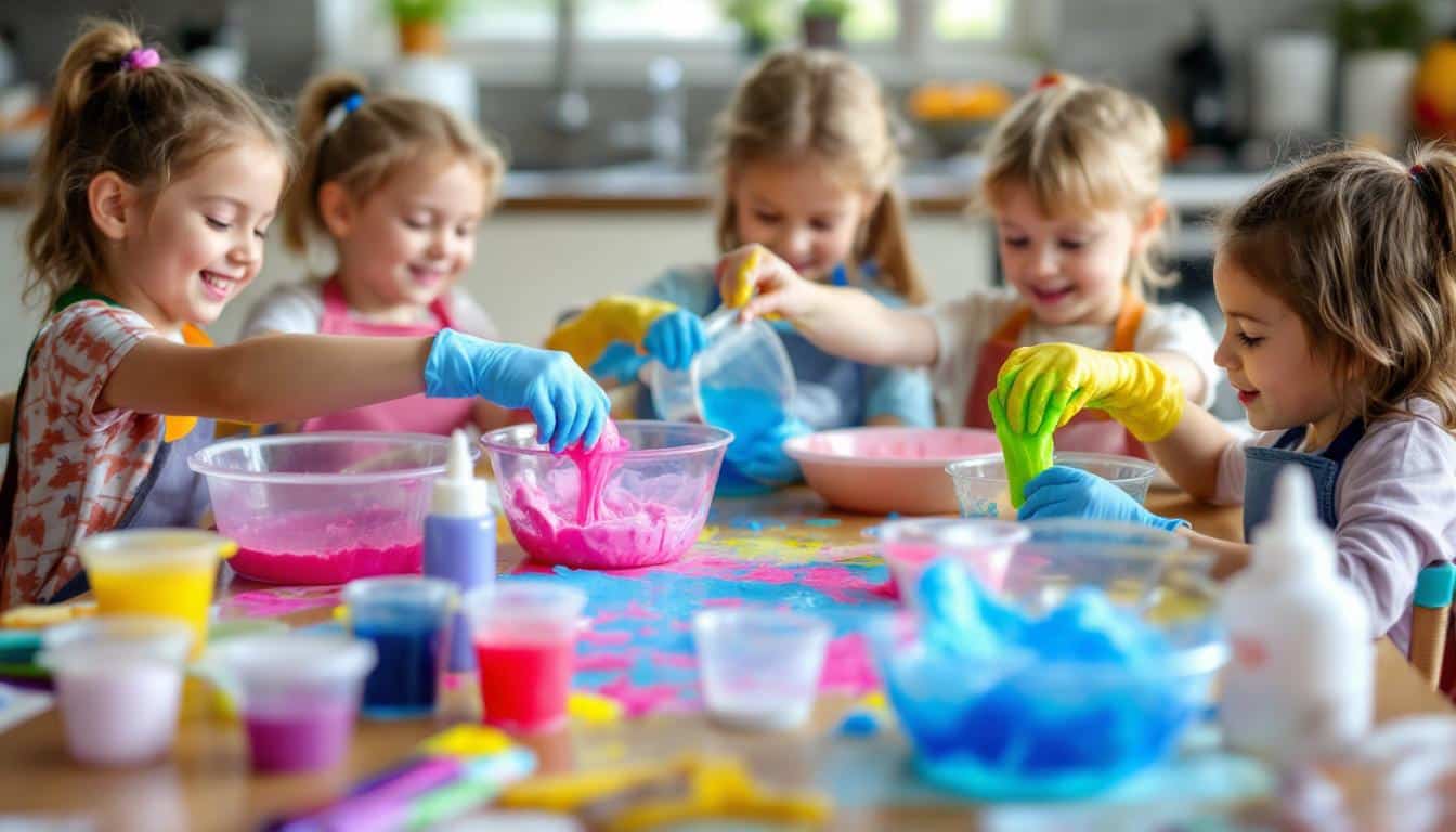 découvrez 13 recettes créatives pour fabriquer votre propre slime facilement à la maison. amusez-vous avec des idées originales et colorées pour petits et grands !