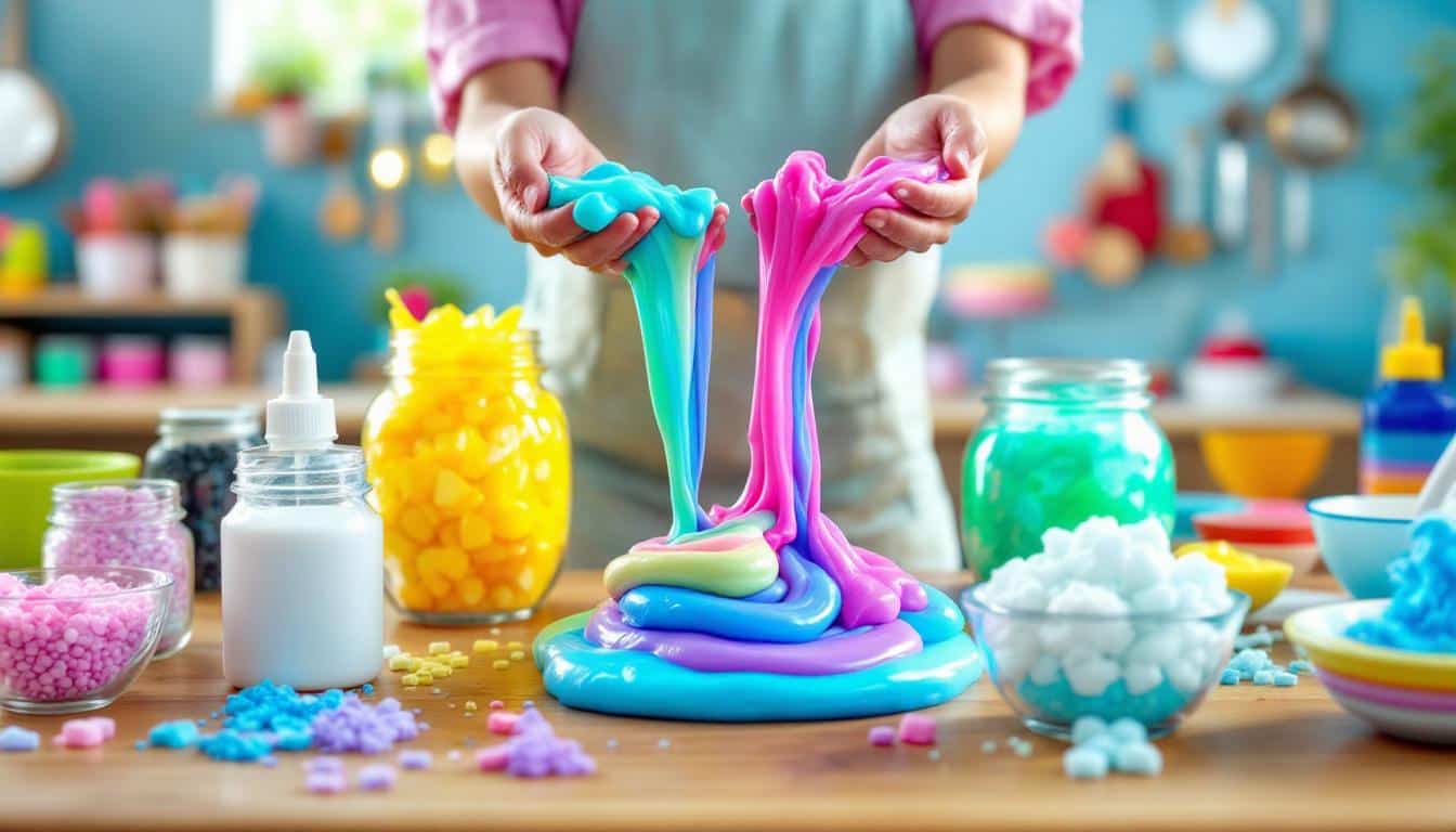 découvrez 13 recettes créatives pour fabriquer votre propre slime facilement à la maison. amusez-vous en expérimentant des textures et couleurs uniques !