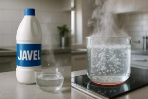 découvrez la vérité sur l'efficacité de la javel combinée à l'eau chaude : mythe ou réalité pour un nettoyage optimal.