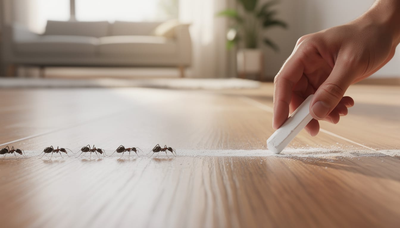 découvrez comment utiliser de la craie pour chasser efficacement les fourmis de votre maison grâce à des astuces simples et naturelles.