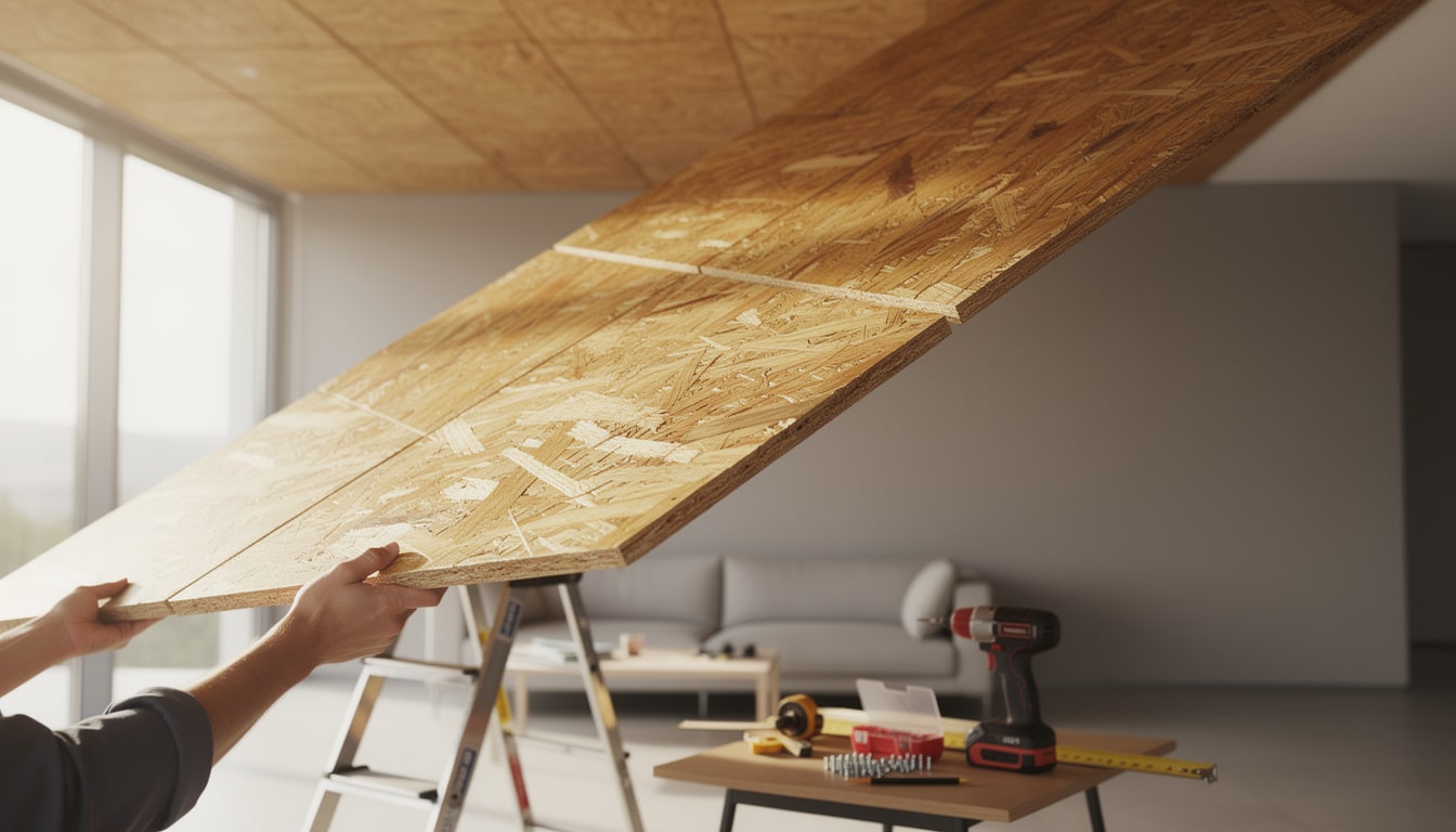 découvrez notre guide pratique pour habiller élégamment votre plafond avec des dalles osb, alliant esthétique et facilité d'installation.