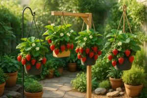 découvrez comment suspendre vos fraisiers pour optimiser votre espace jardin, créer un environnement esthétique et profiter de récoltes savoureuses facilement accessibles.