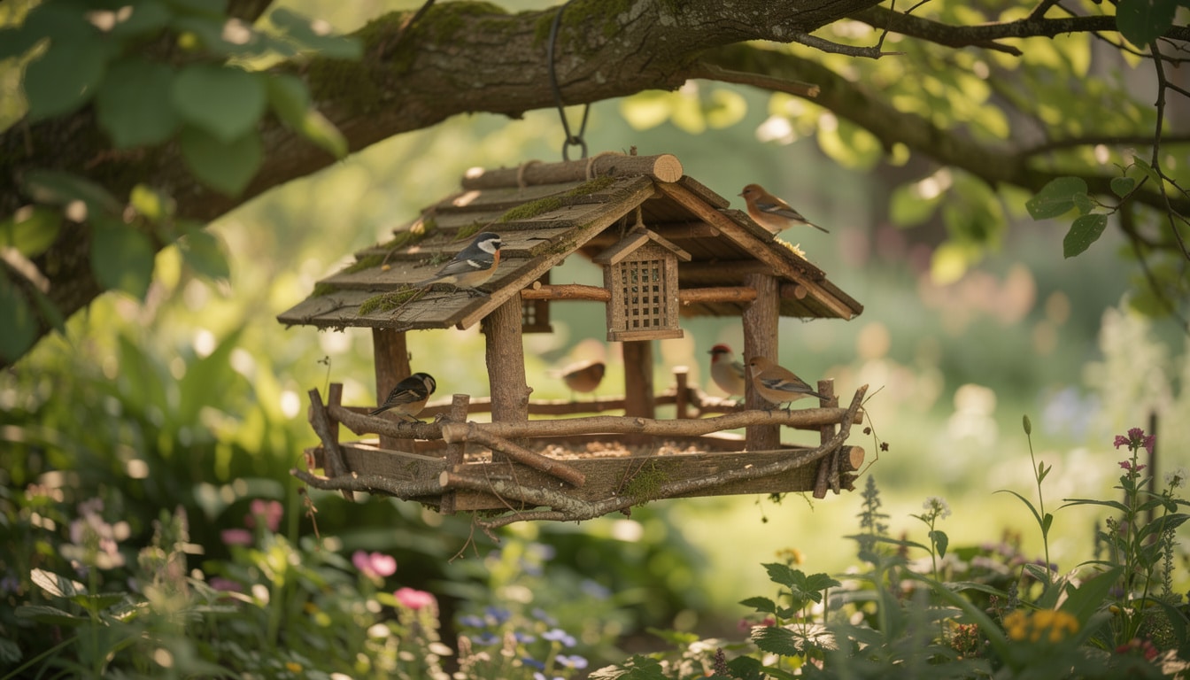 découvrez des idées simples et gratuites pour fabriquer vos propres mangeoires à oiseaux et attirer la nature chez vous facilement.