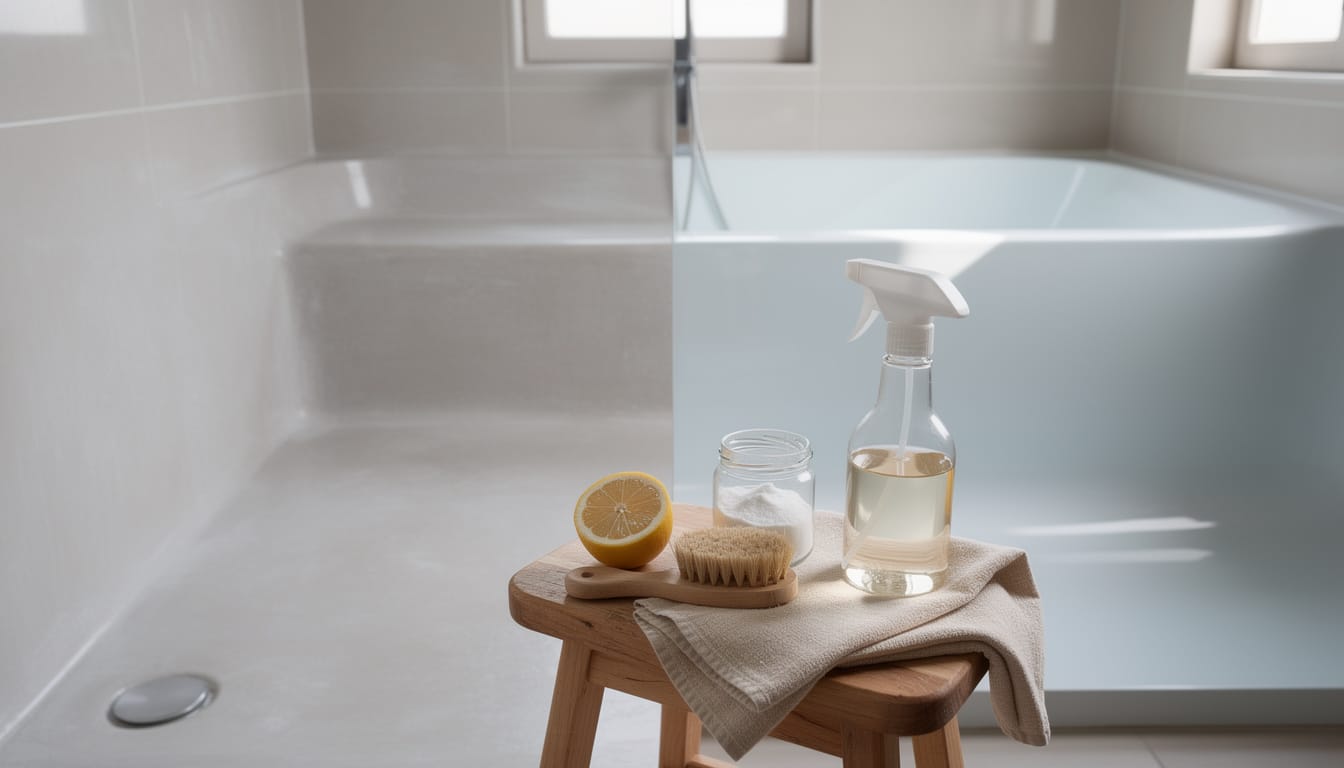 découvrez 5 astuces naturelles simples pour redonner éclat et fraîcheur à votre douche en résine terne. transformez votre salle de bain sans effort !