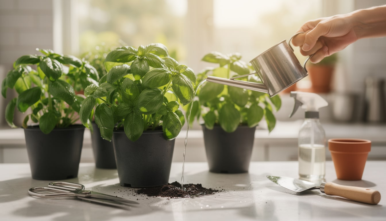 découvrez 12 astuces essentielles pour bien arroser votre basilic et garantir une croissance saine et aromatique de votre plante.