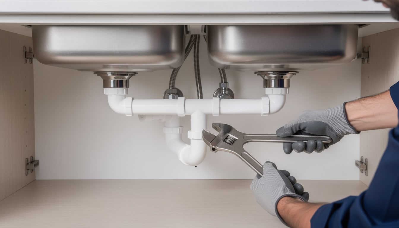 guide pratique pour installer l'évacuation d'un évier à double bac : étapes, conseils et matériel nécessaire pour un système d'évacuation efficace et sans fuite.