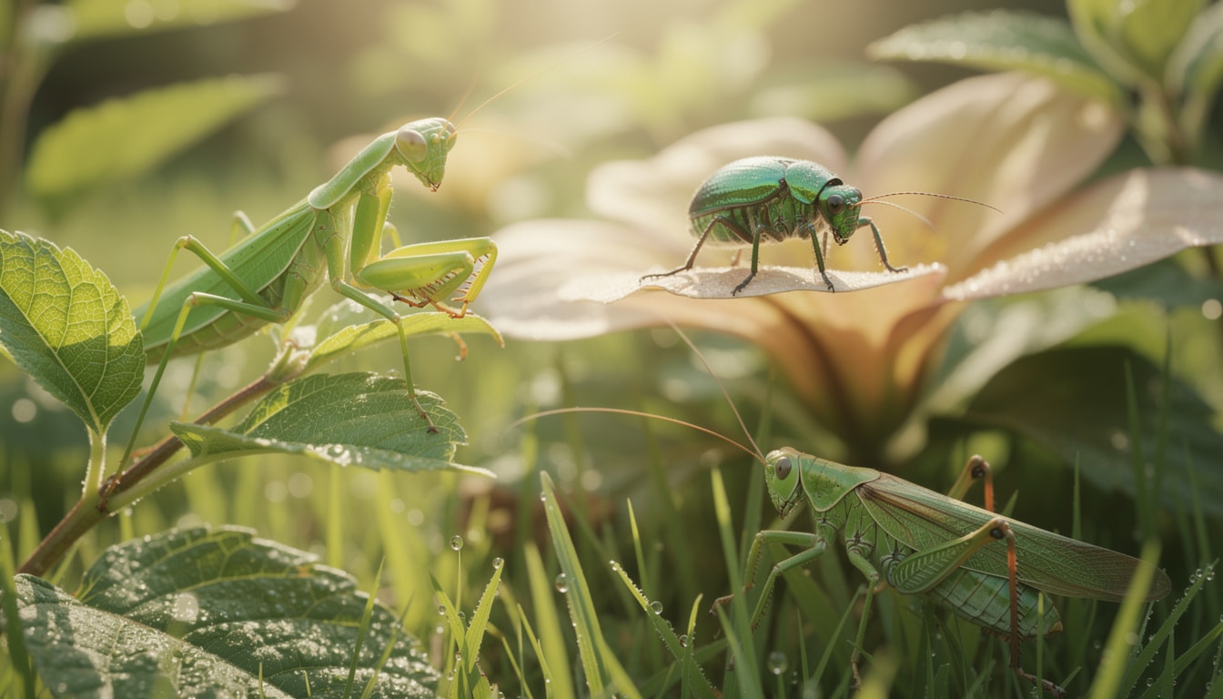 explorez les insectes verts du jardin : découvrez leurs espèces, caractéristiques uniques et leur rôle crucial dans l'équilibre écologique.