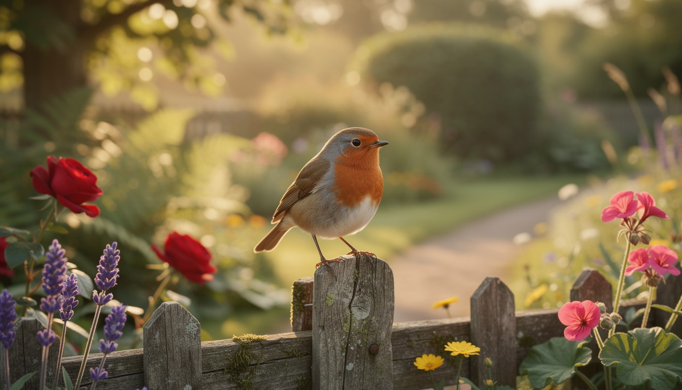 découvrez la signification et la beauté symbolique de l'apparition d'un rouge-gorge dans votre jardin, un message naturel plein de charme et de mystère.