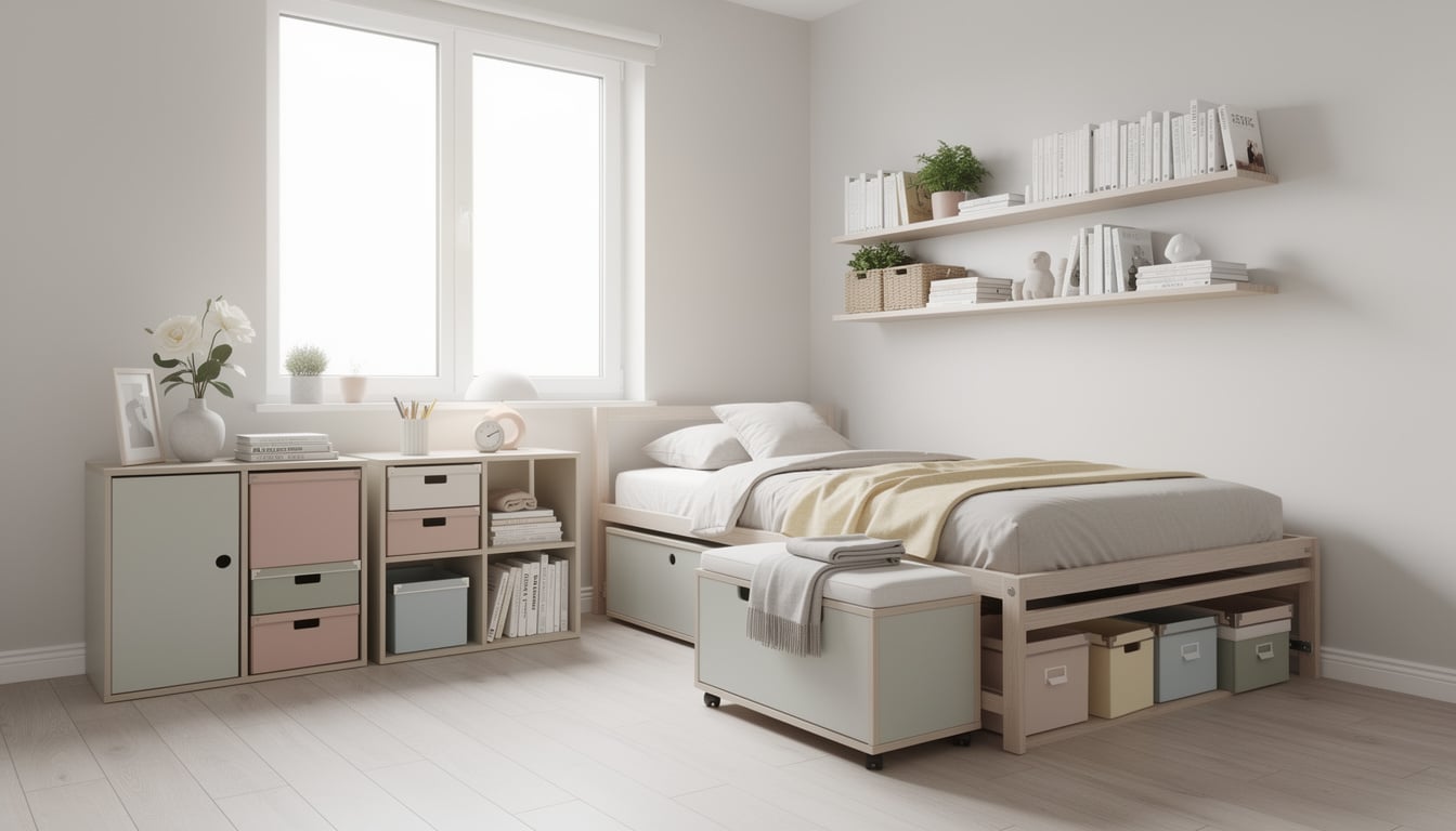 découvrez des solutions de rangement astucieuses pour optimiser votre chambre sans agrandir l'espace et gagnez en confort et en organisation au quotidien.