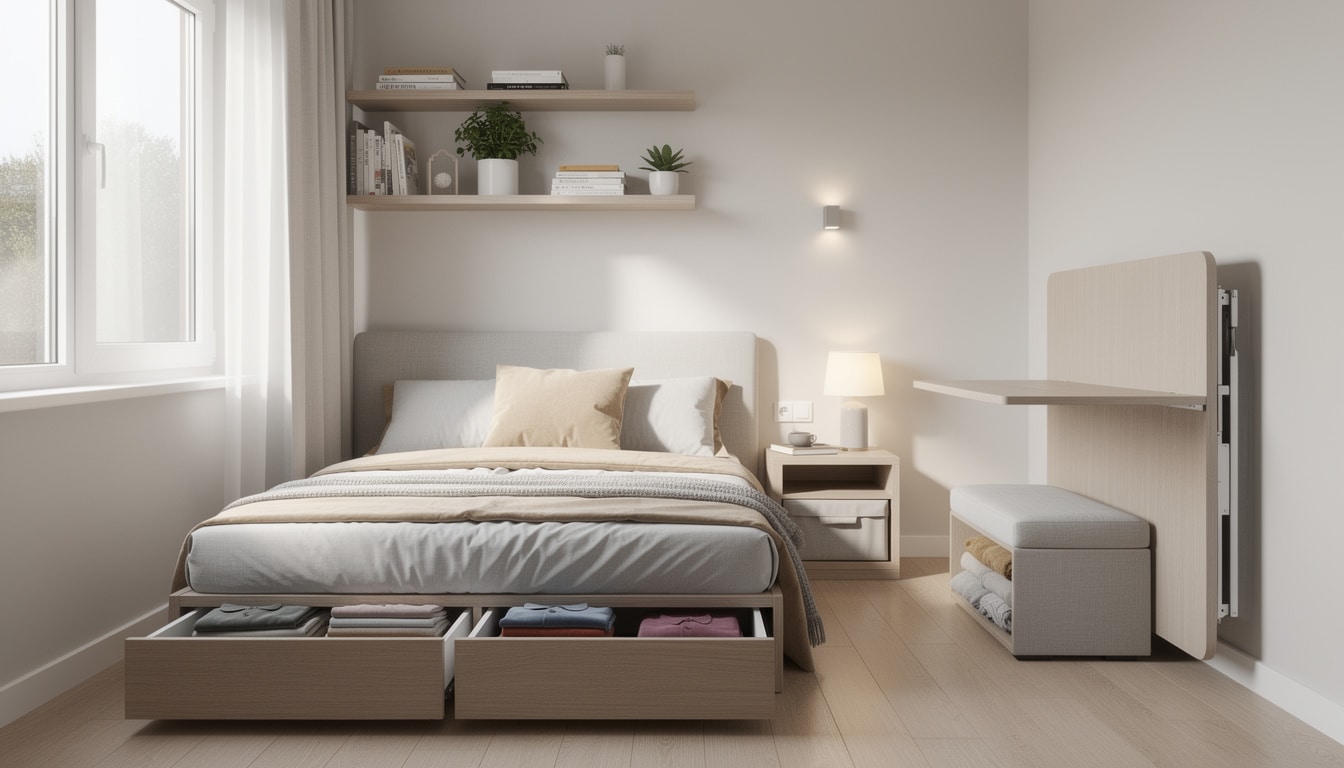 découvrez des solutions de rangement astucieuses pour optimiser votre chambre sans agrandir l'espace, alliant praticité et design pour un intérieur organisé et agréable.