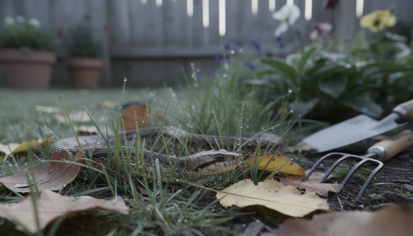 découvrez comment reconnaître et agir rapidement face à la présence de serpents dans votre jardin pour assurer votre sécurité et celle de votre entourage.