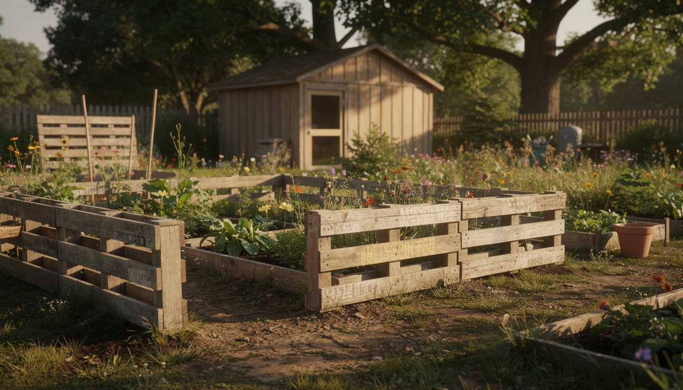 découvrez des idées créatives de clôtures en palettes à fabriquer soi-même facilement pour personnaliser votre jardin à petit prix.