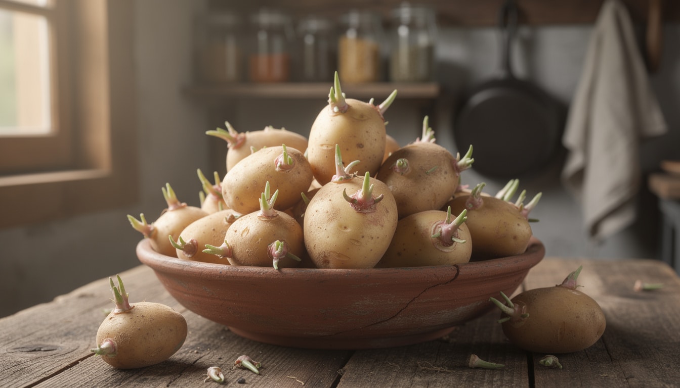 découvrez si les pommes de terre germées sont consommables, les risques associés et les précautions à prendre avant de les cuisiner.
