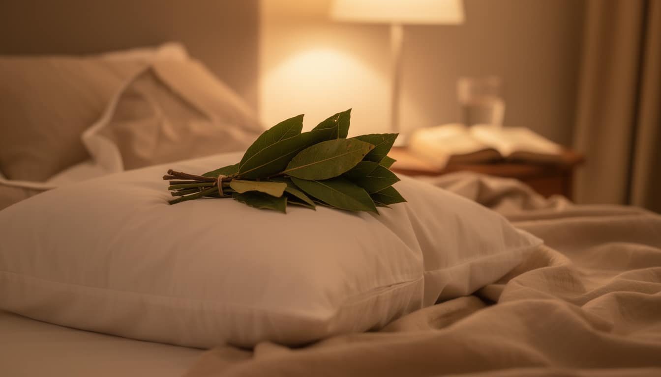 découvrez comment une simple feuille de laurier sous votre oreiller ce soir peut apporter chance et transformation à votre année grâce à cette astuce étonnante.