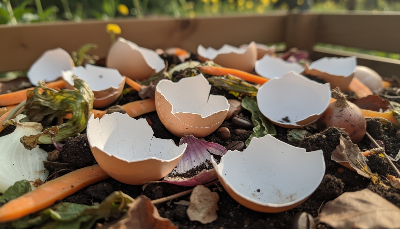 découvrez comment les coquilles d'œufs peuvent enrichir votre compost et améliorer la qualité de votre jardin grâce à cette astuce simple et naturelle.