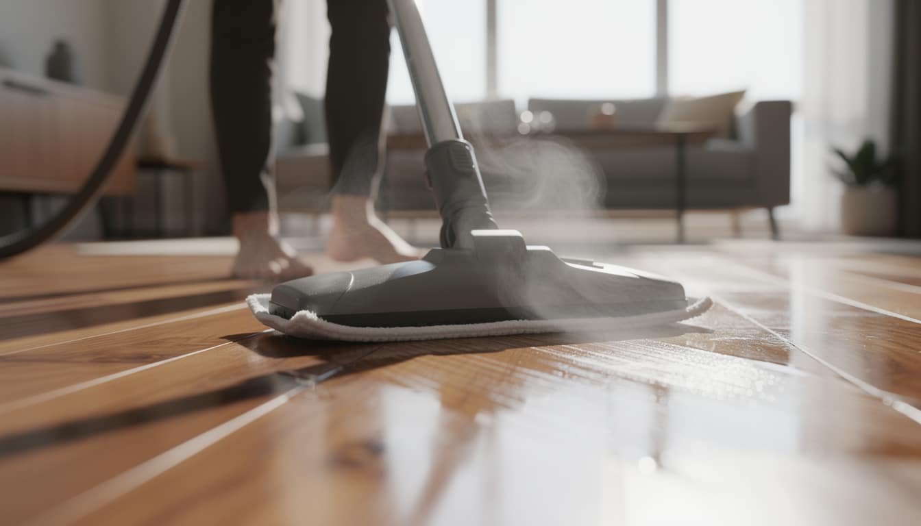 découvrez les avantages et les précautions à prendre avant d'utiliser un balai vapeur pour nettoyer votre parquet, afin d'éviter d'endommager le bois.