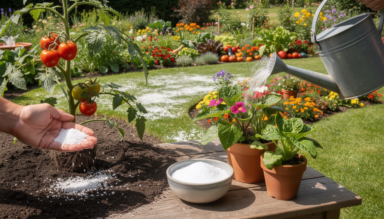 découvrez cinq astuces efficaces pour utiliser le sel d’epsom dans votre jardin et favoriser la santé de vos plantes.