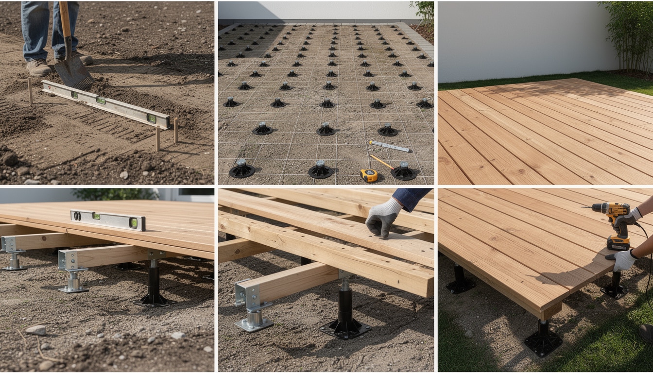découvrez les étapes clés pour concevoir une terrasse en bois sur plots, alliant simplicité, durabilité et esthétisme pour votre extérieur.