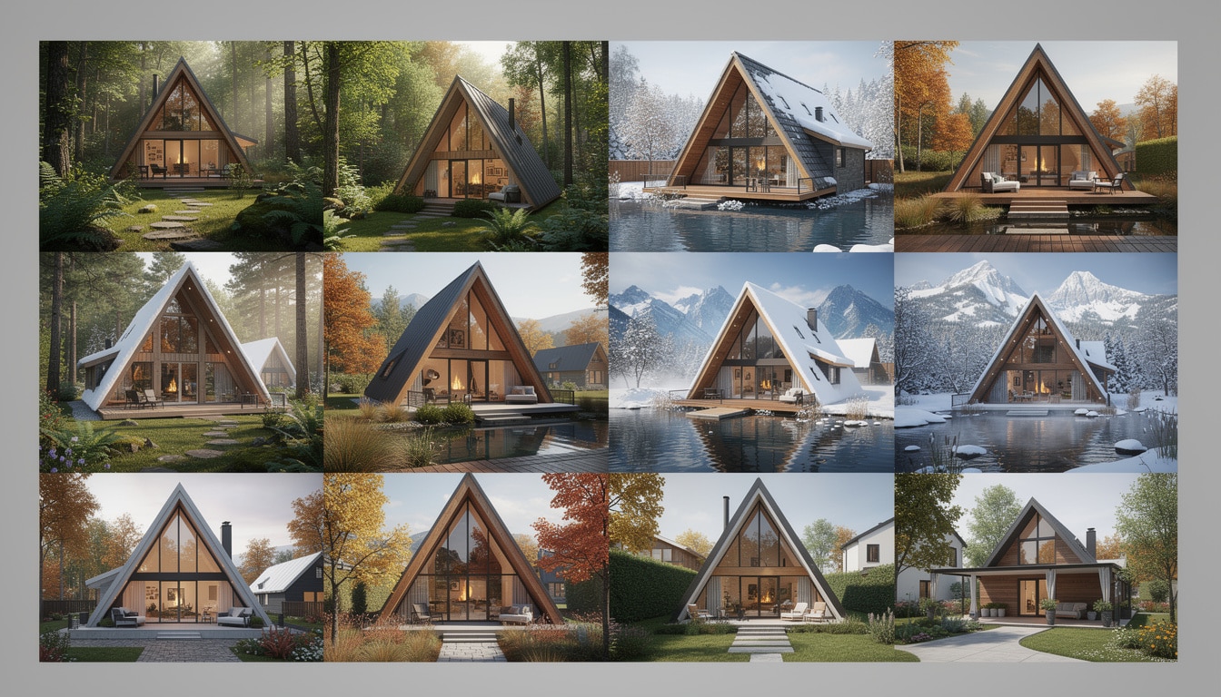 découvrez 18 conceptions originales de maisons en a, alliant design triangulaire et inspiration unique pour des habitats modernes et innovants.