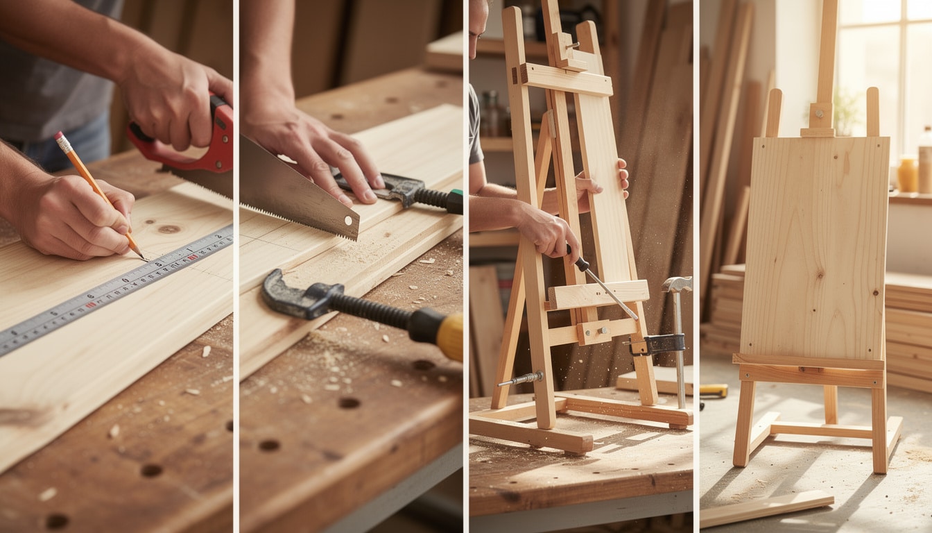 découvrez comment fabriquer un chevalet en bois facilement grâce à notre guide pas à pas, idéal pour les débutants et les amateurs de bricolage.