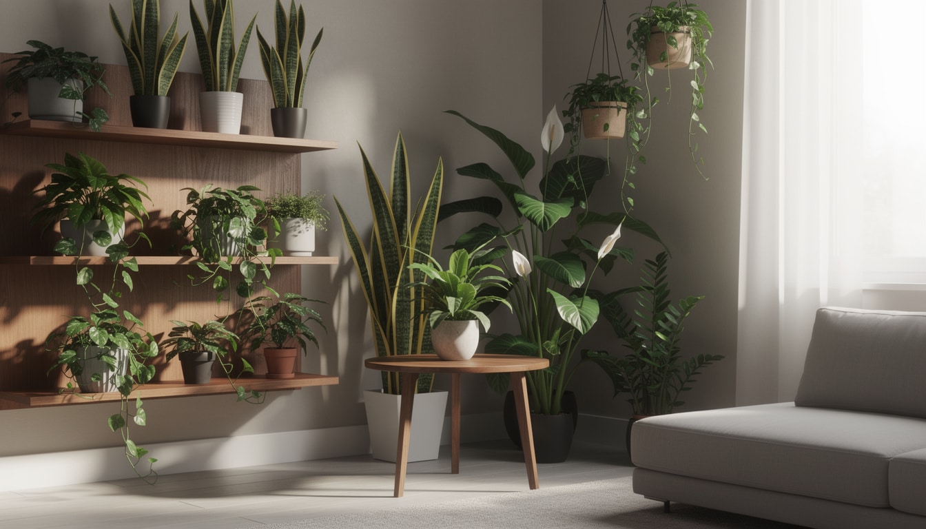 découvrez notre sélection de plantes d'intérieur qui s'épanouissent dans des conditions d'ombre, parfaites pour apporter de la verdure à votre maison sans lumière directe.