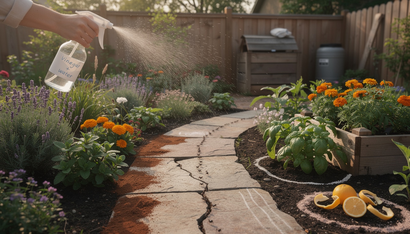 découvrez 18 solutions naturelles et efficaces pour éliminer les fourmis dans votre jardin sans utiliser de produits chimiques. protégez votre espace vert naturellement !