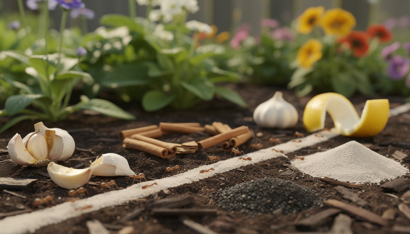 découvrez 18 solutions naturelles et efficaces pour éliminer les fourmis dans votre jardin sans utiliser de produits chimiques. protégez vos plantations en toute sécurité !