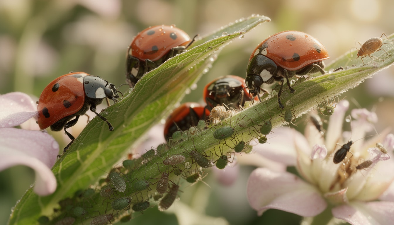 découvrez tout sur l'alimentation des coccinelles : leurs préférences alimentaires, leur rôle naturel dans le jardin et comment favoriser leur présence pour un écosystème équilibré.