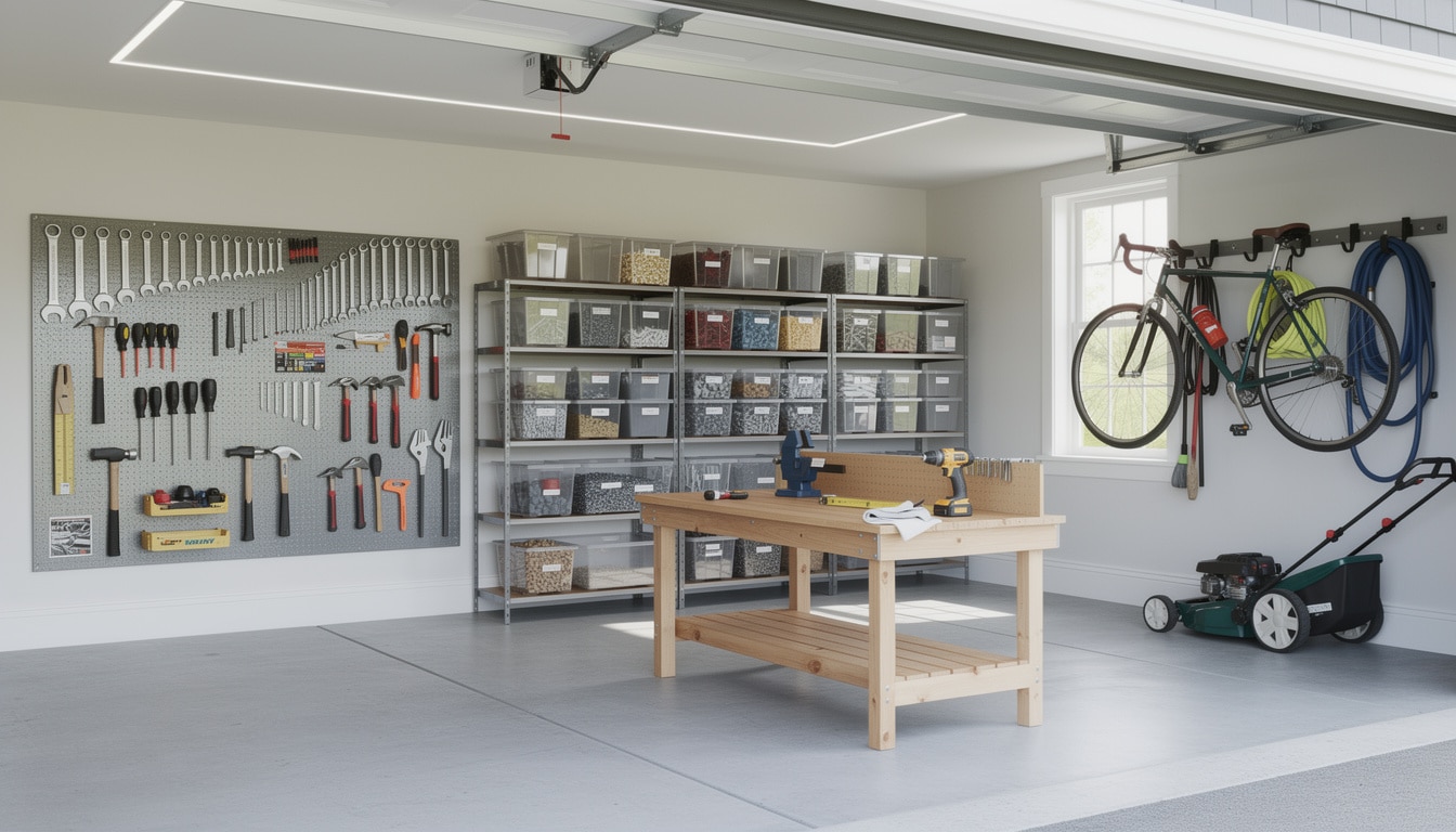 découvrez des astuces pratiques pour organiser et ranger efficacement votre garage-atelier, maximisez l'espace et facilitez vos projets de bricolage.