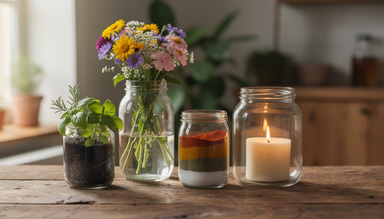 découvrez des idées originales et pratiques pour réutiliser vos bocaux en verre de manière créative, écologique et décorative.