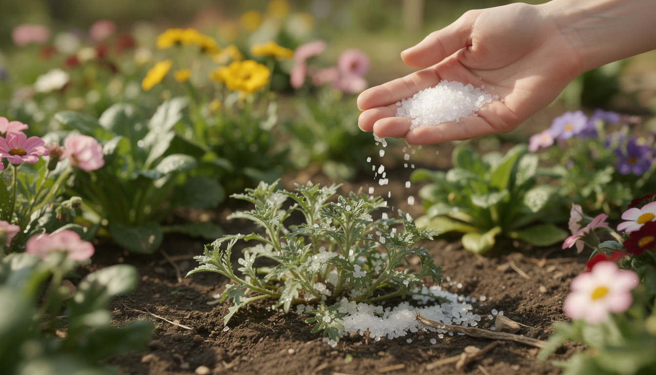 découvrez les avantages et les risques d'utiliser du gros sel pour désherber votre jardin, une méthode naturelle mais potentiellement dangereuse pour vos plantes et sols.